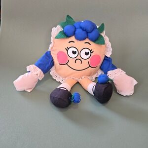 Vintage IHOP Bonnie Blueberry Pancake Plush 90s Restaurant Advertising Toy